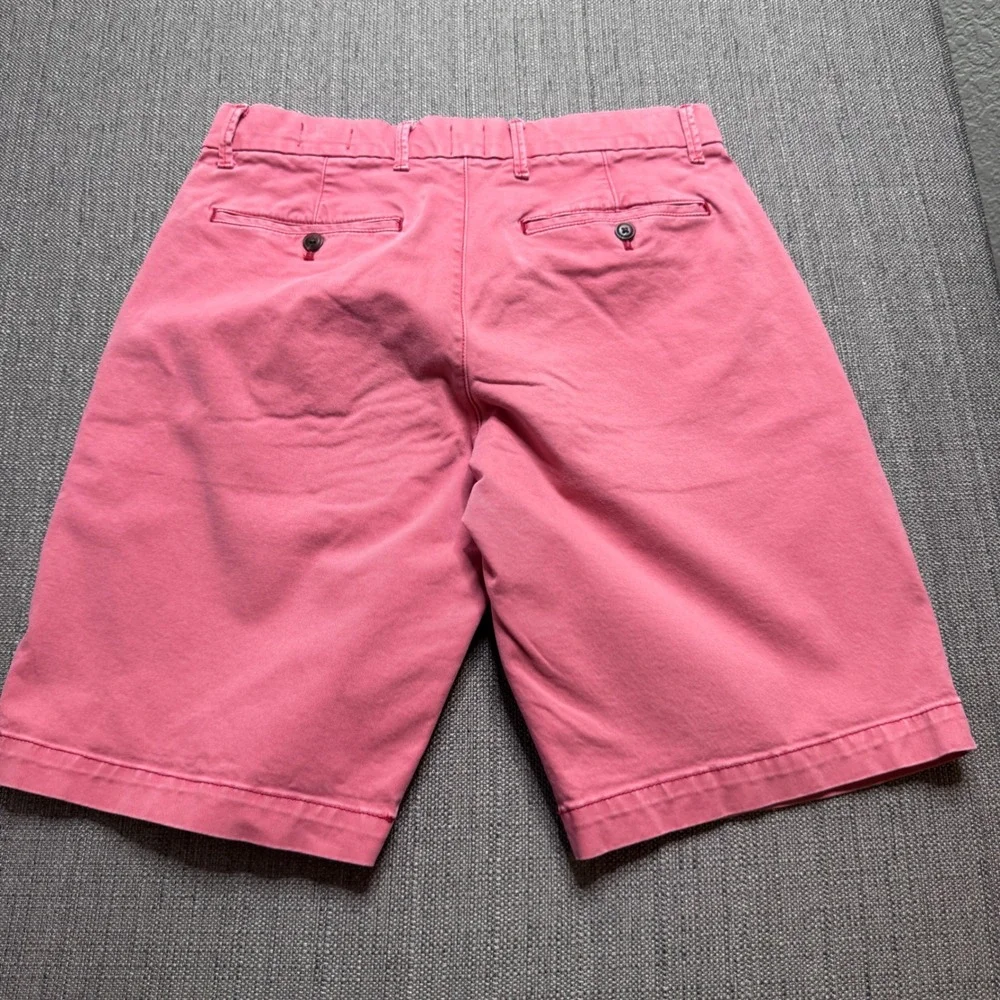 Gap Lived-In Chino Shorts Mens 28 Salmon Pink Coral Cotton 10 Inch Inseam